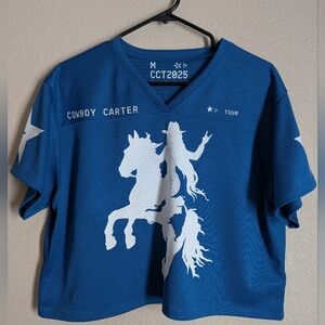 COWBOY CARTER RARE*** TOUR JERSEY 💙🩵🐎